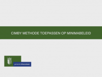 CIMBY-filmpje gemeente Hilvarenbeek minimabeleid